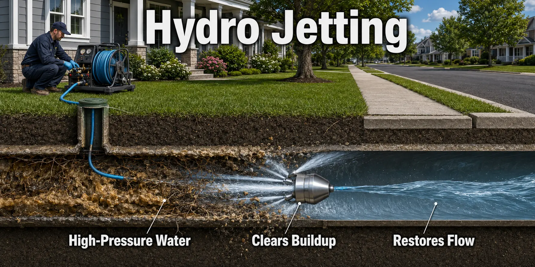 Northern Virginia Hydro Jetting Sewer Cleaning
